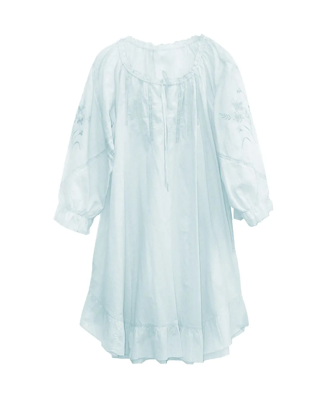La Cera™ Plus Size 100% Cotton Poet Shirt