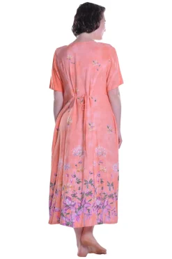 La Cera™ Plus Size La Cera Button Front Short Sleeve Dress
