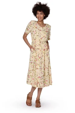 La Cera™ Plus Size La Cera Button Front Short Sleeve Dress