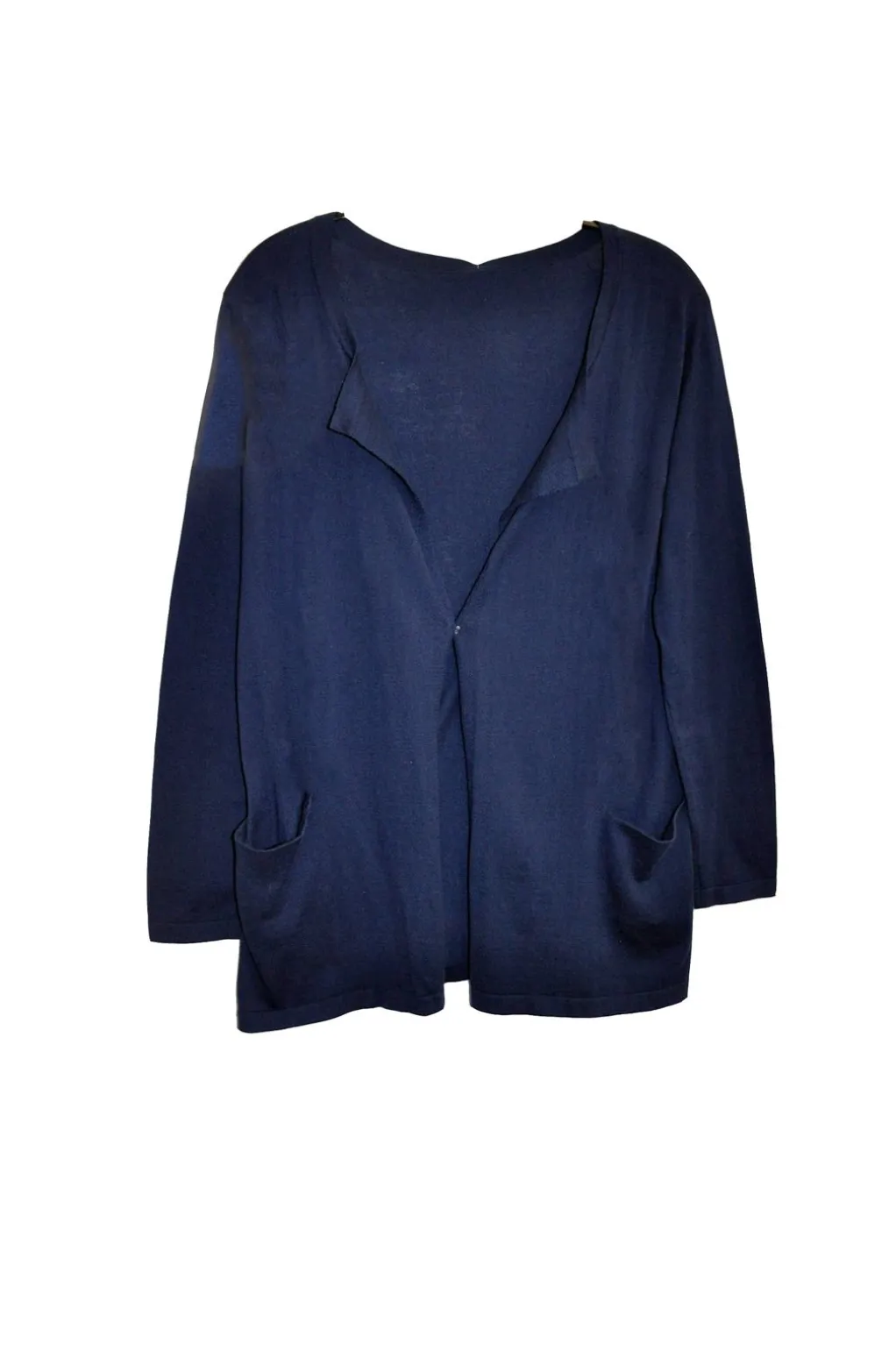 La Cera™ Plus Size La Cera Long Sleeve Waterfall Cardigan