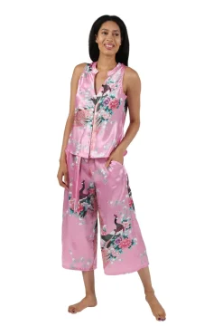 La Cera™ Satin Floral Lounge Set