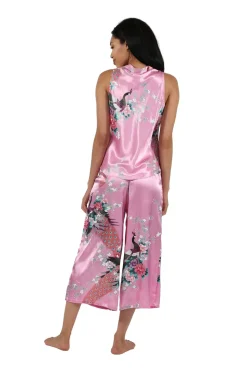 La Cera™ Satin Floral Lounge Set