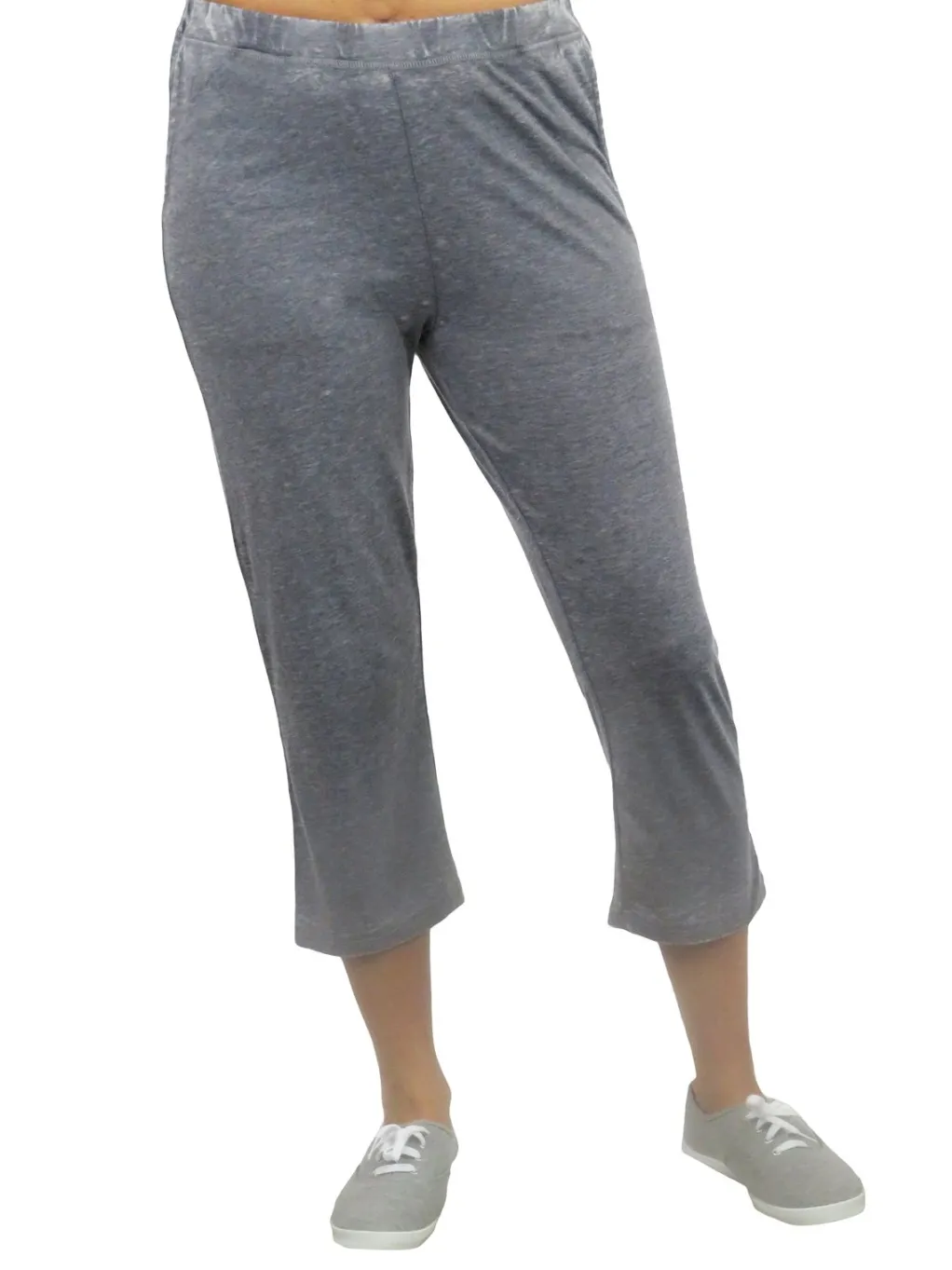 La Cera™ Soft & Supple Knit Cropped Pant