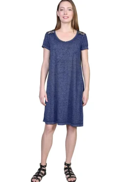 La Cera™ Soft & Supple Knit Dress