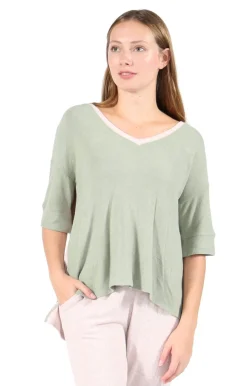 La Cera™ The Comfort Collection Block Tee