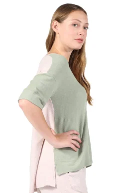 La Cera™ The Comfort Collection Block Tee