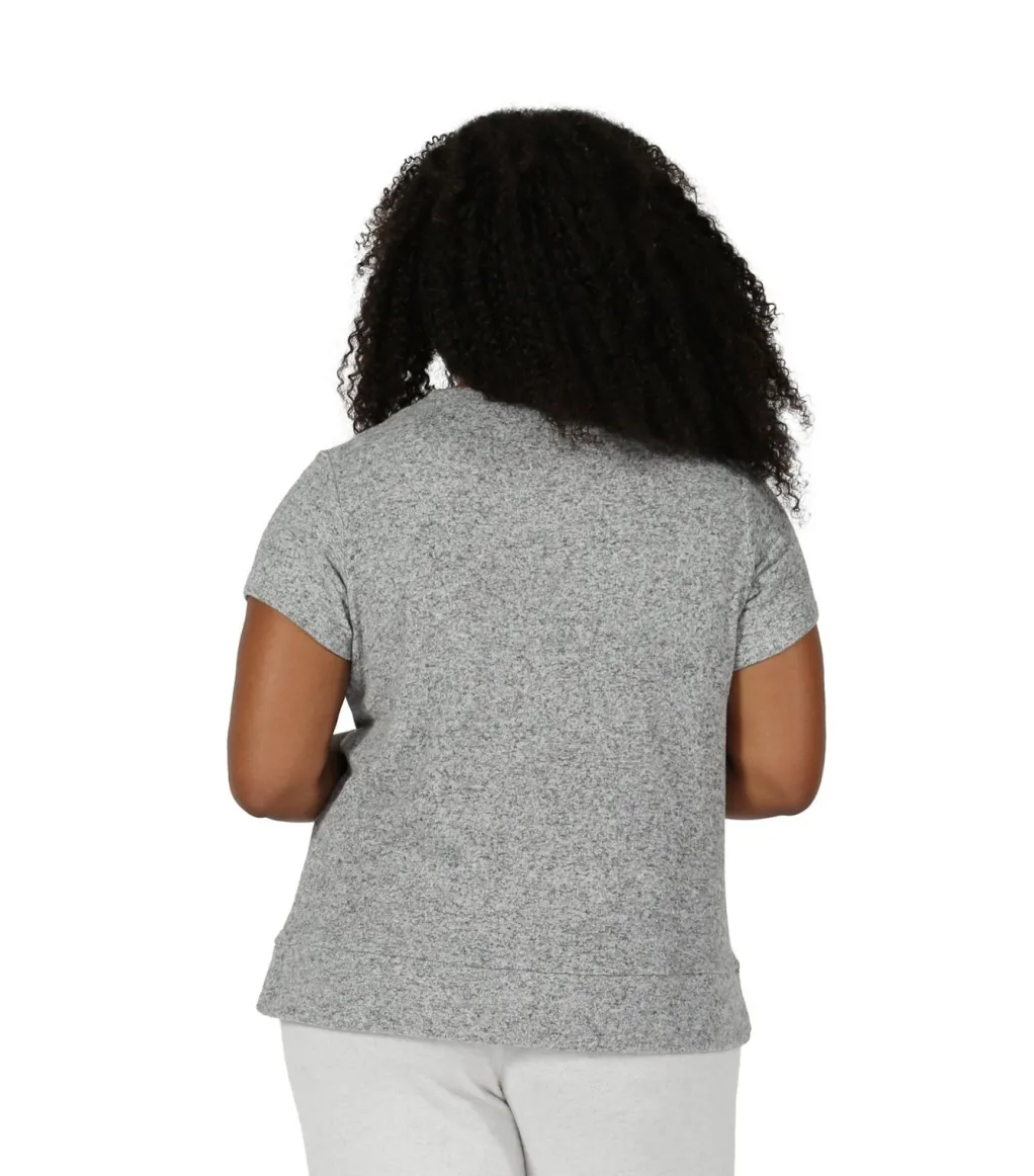 La Cera™ The Comfort Collection Cap Sleeve Plus Size Tee