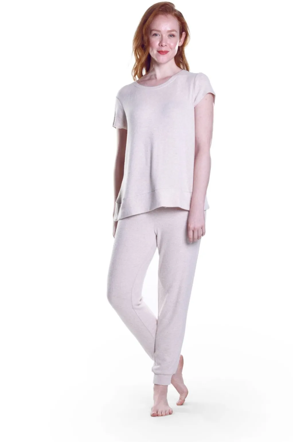 La Cera™ The Comfort Collection Cap Sleeve Plus Size Tee