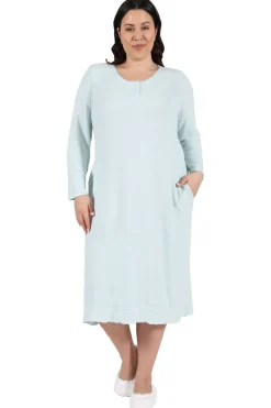 La Cera™ The Comfort Collection Plus Size Snap Gown