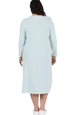La Cera™ The Comfort Collection Plus Size Snap Gown