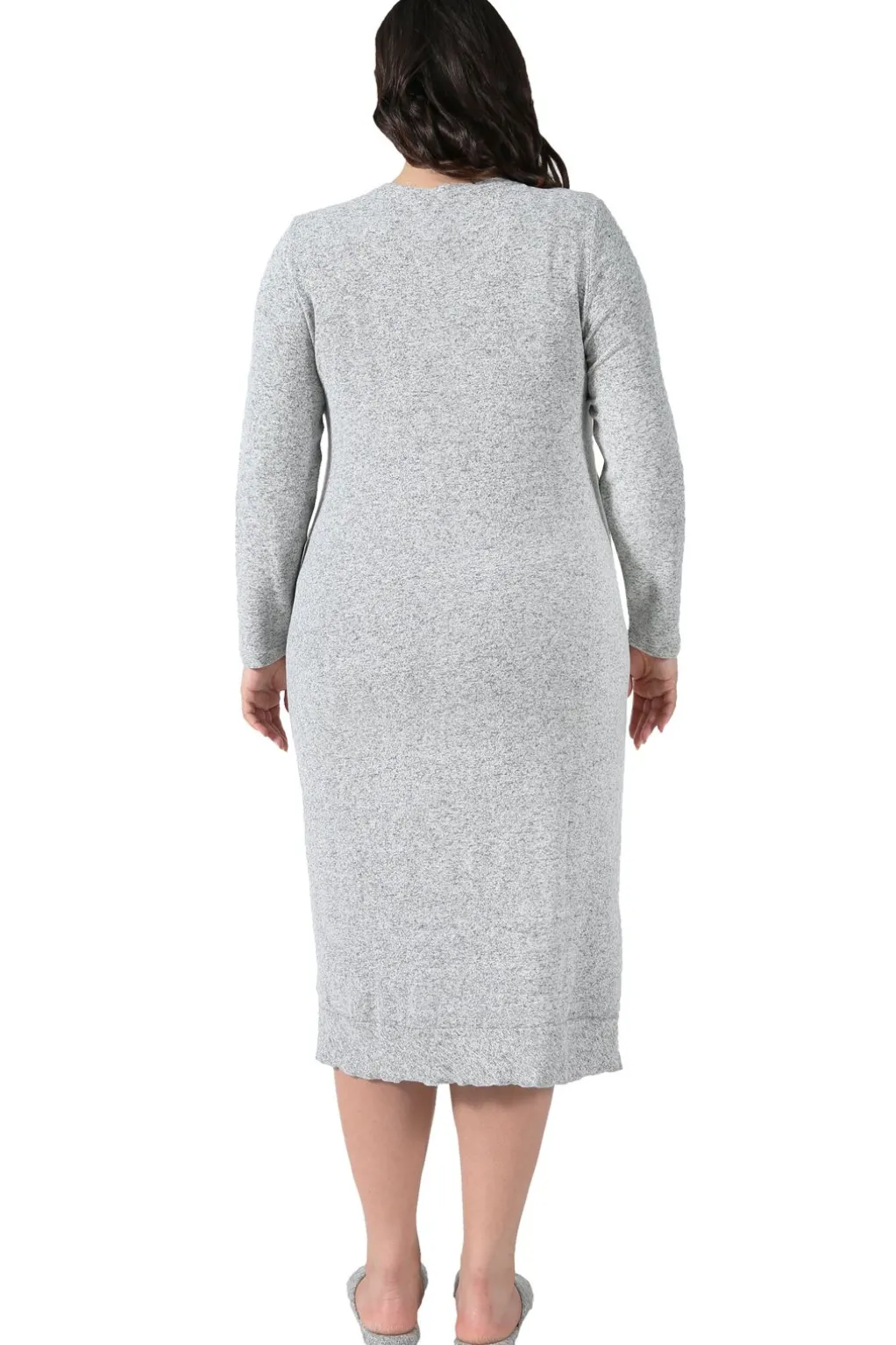 La Cera™ The Comfort Collection Plus Size Snap Gown