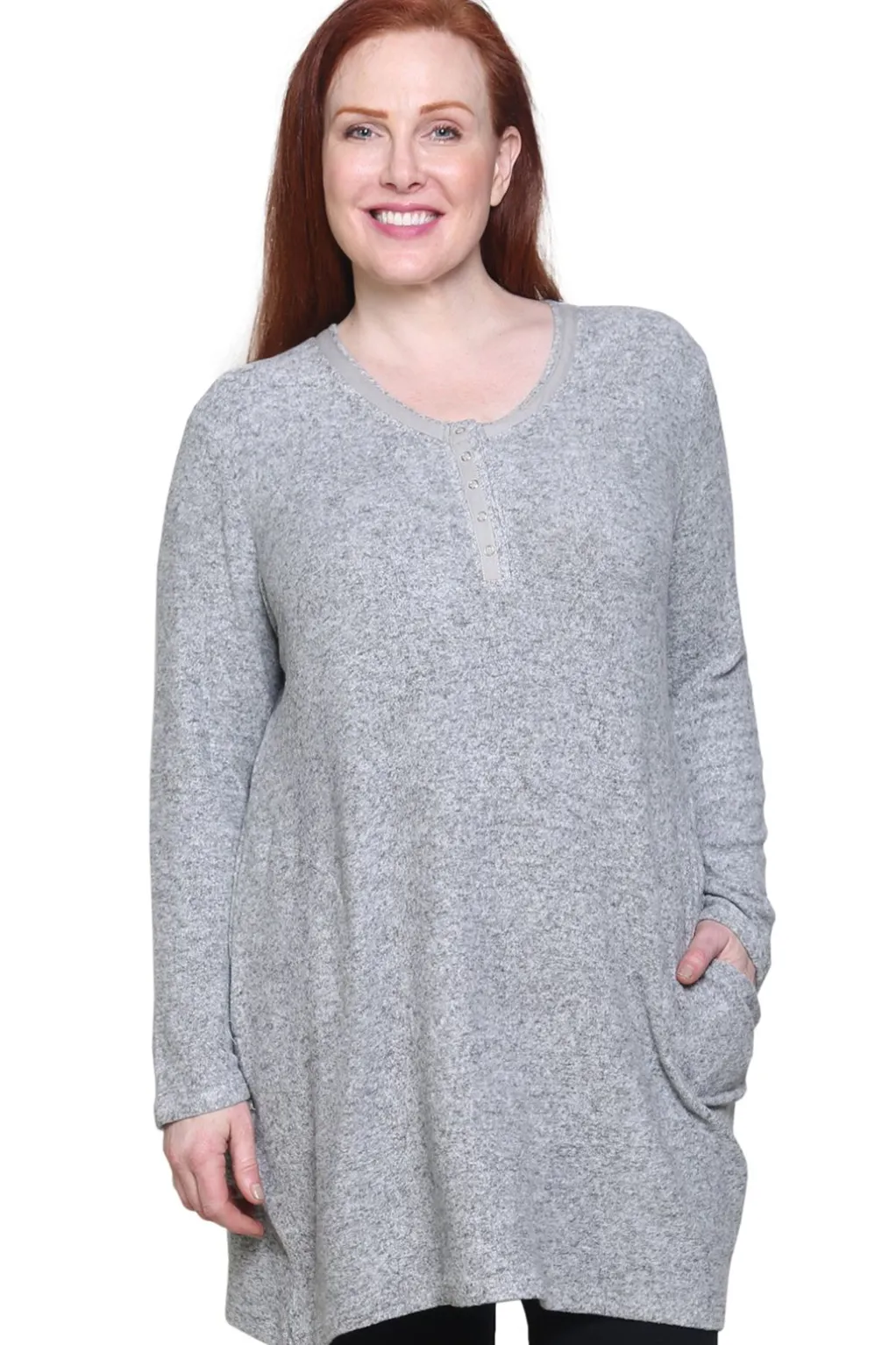 La Cera™ The Comfort Collection Plus Size Snap