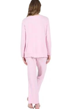La Cera™ The Comfort Collection Snap Pj Set